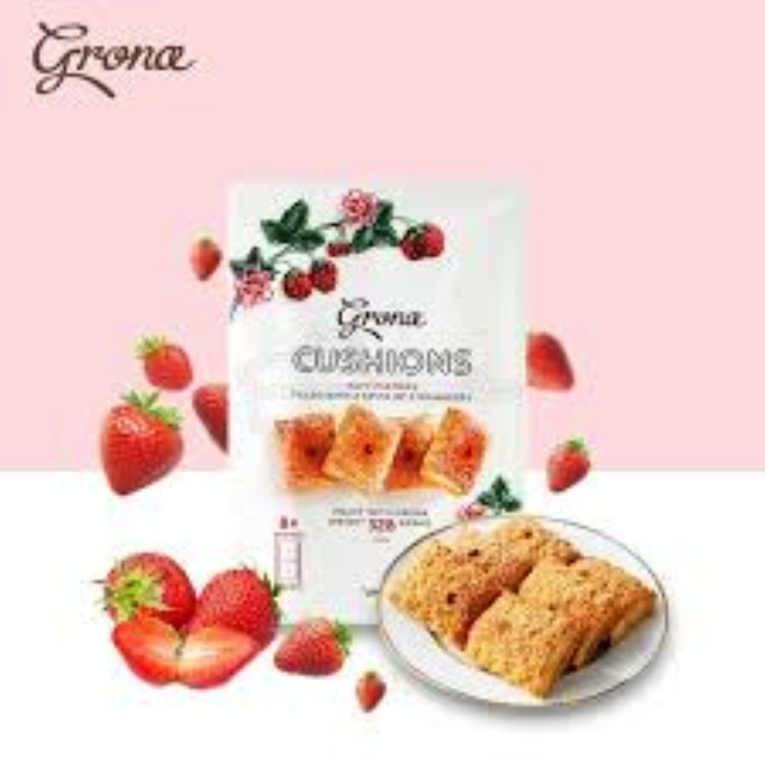 GRONA CUSHION PUFF PASTRY W STRAEBRRY F 328G